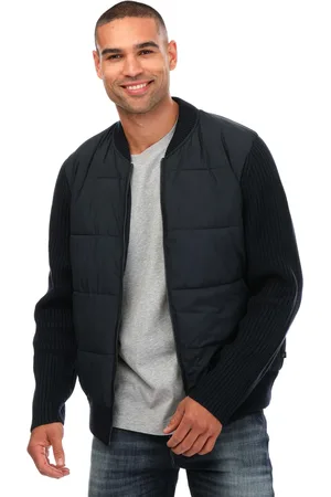 Ted Baker Heren Spores Full Zip Regular Gewatteerd Jasje (Marine)
