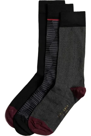 Ted Baker Volwassen uniseks Hoptiot Sokken (Set van 3) ( /Grijs)