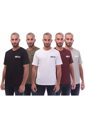 JACK & JONES Jack And Jones Heren Speed T-shirt (5-pack) (Veelkleurig)