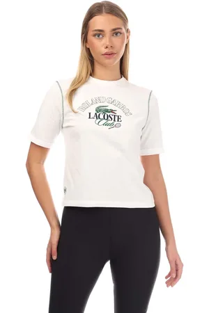 Lacoste Dames/Dames Roland-Garros Editie Katoen Relaxed Fit T-Shirt