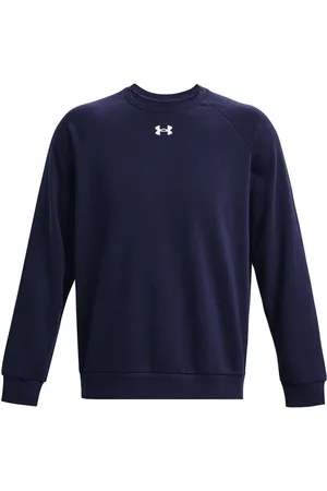 Under Armour Unisex Rival Fleece Crew Hals Sweatshirt voor volwassenen (Middernacht marine)