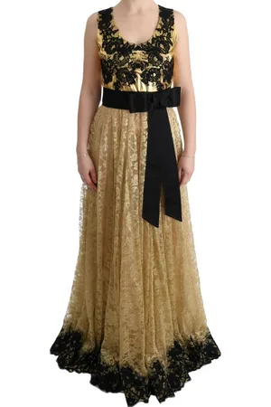 Dolce & Gabbana Bloemen Kanten Jurk Jurk