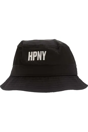 Heron Preston HPNY geborduurde nylon emmerhoed ( , Wit)