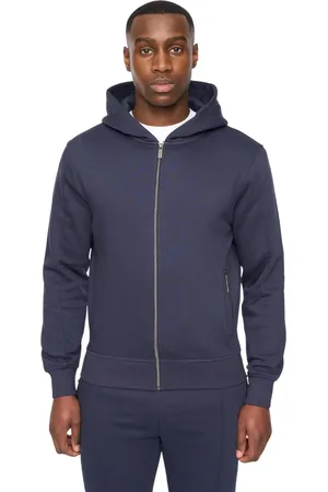 Duck and Cover Heren Chemtars Full Zip Hoodie (Marine)