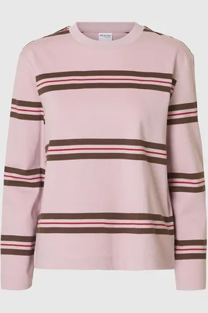 SELECTED Boxy Fit T-shirt Met Lange Mouwen