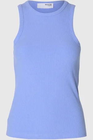 SELECTED Geribde Tanktop