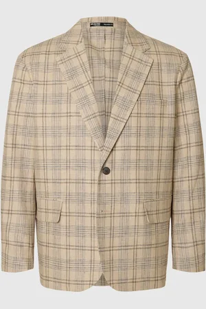 SELECTED Linnenmix Single-breasted Blazer