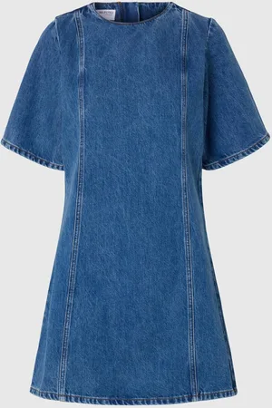 SELECTED Korte Mouwen Denim Jurk