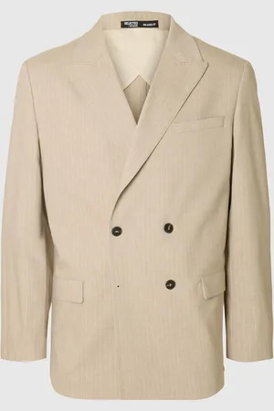 SELECTED Relaxed Fit Krijtstreep Double-breasted Blazer