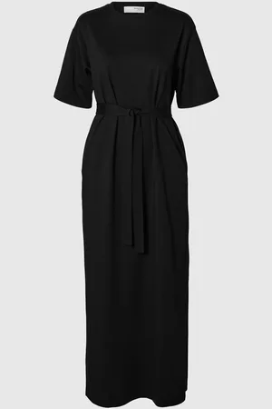 SELECTED Maxi Jurk Met Korte Mouwen