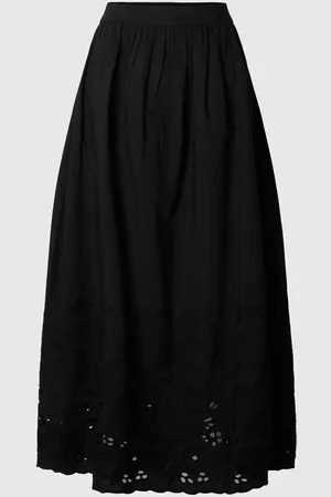 SELECTED Broderie Anglaise Maxi Rok