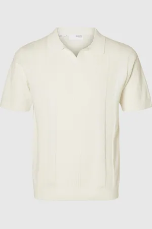 SELECTED Korte Mouwen Gebreide Polo