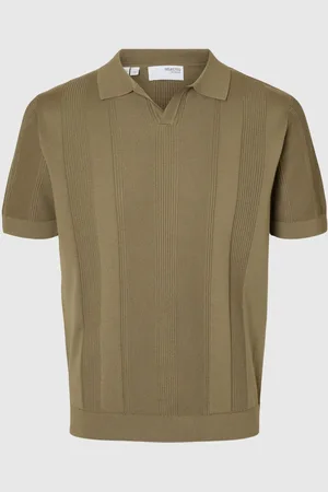 SELECTED Korte Mouwen Gebreide Polo