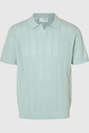SELECTED 100% Katoen Gebreide Polo