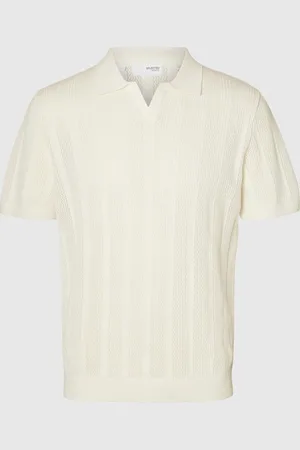 SELECTED 100% Katoen Gebreide Polo