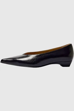 SELECTED Puntneus Leren Pumps
