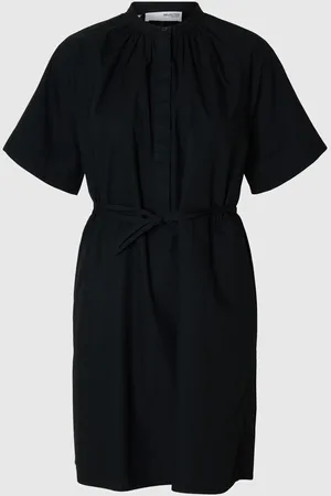 SELECTED Met Korte Mouwen Mini Jurk