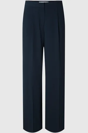 SELECTED Geweven Wide Leg Broek