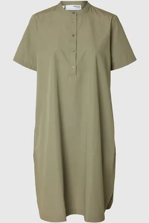 SELECTED Katoenen Mini Jurk