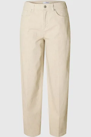 SELECTED Mid-waist Barrel Fit Jeans