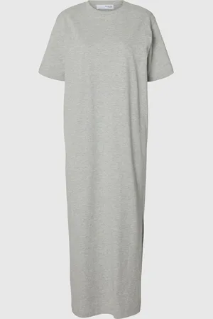 SELECTED Maxi Jurk Met Korte Mouwen