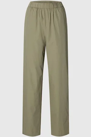 SELECTED Katoenen High-waist Broek