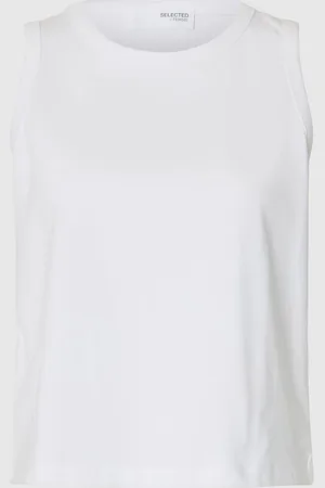 SELECTED 100% Katoen Tanktop