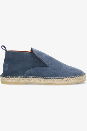Shabbies Amsterdam Espadrille Elche Lofa Jeans Blue