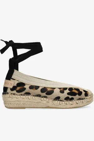 Shabbies Amsterdam Espadrille Palma Kimono Leopard Bruin