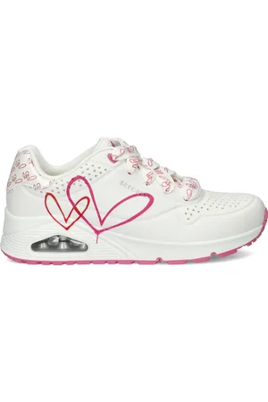 Skechers Uno Twin Hearts lage sneakers