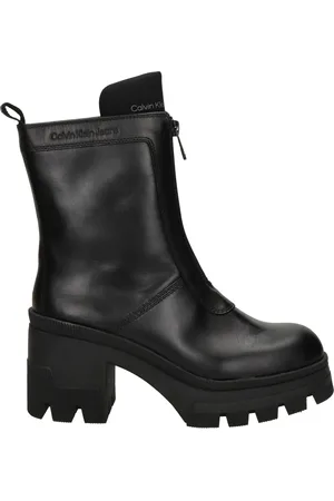 Calvin Klein Chunky Heeled Zip rits- & gesloten boots