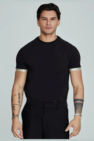 SikSilk Heren T-Shirt Zwart XS