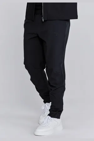 SikSilk Heren Zwarte Slimme Joggers S