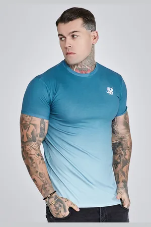 SikSilk Heren Groen Fade T-shirt XS