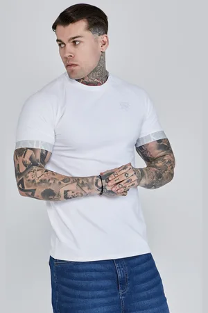SikSilk Heren Witte Tech T-Shirt S