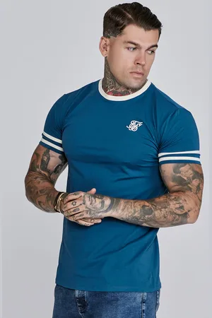 SikSilk Heren Blauwe Tournament T-Shirts S