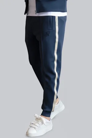 SikSilk Heren Marine Slimme Joggers S