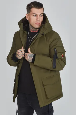SikSilk Heren Groene Parka XS