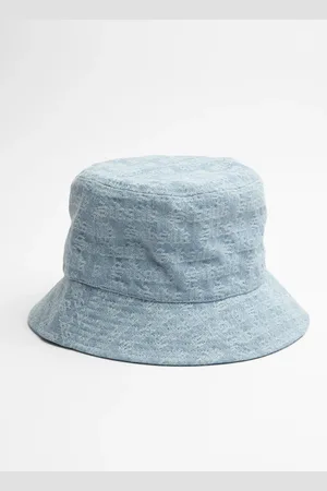 SikSilk Jacquard Denim Bucket Hat - Lichtblauw M/L