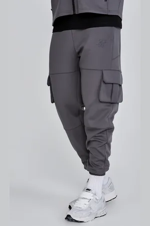 SikSilk Heren Grijze Cargo Joggers M