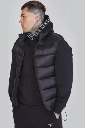 SikSilk Heren Zwart Gilet XL