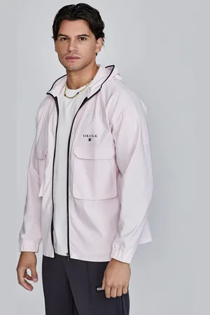 SikSilk Heren Roze Lichtgewicht Jas XS