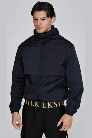 SikSilk Heren Zwarte Windbreaker M