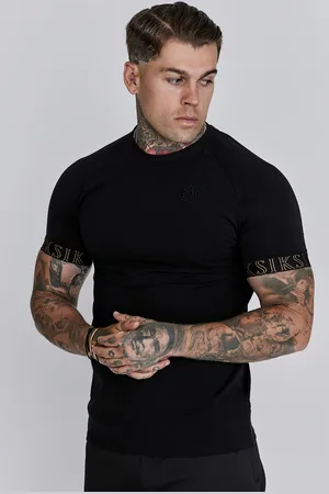 SikSilk Heren Zwart Tech T-Shirt XS