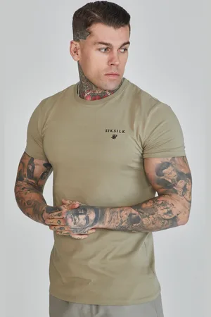 SikSilk Heren Muscle Fit T-Shirt XS