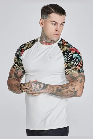 SikSilk Heren Ecru Raglan T-shirt M