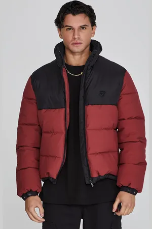 SikSilk Heren Bruin Puffer Jack S