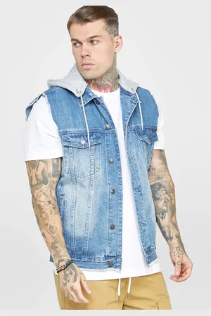 SikSilk Heren Spoel & Denim Gilet S
