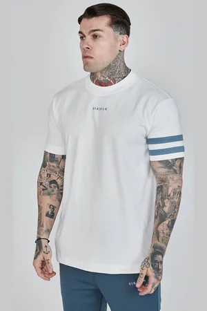 SikSilk Heren Wit Oversized T-Shirt M