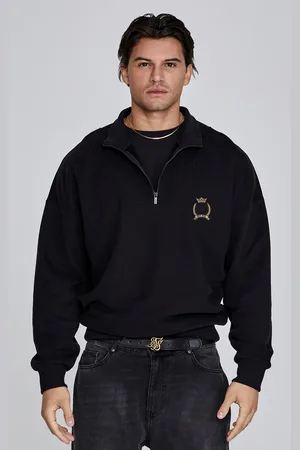 SikSilk Quarter Zip Sweater XS
